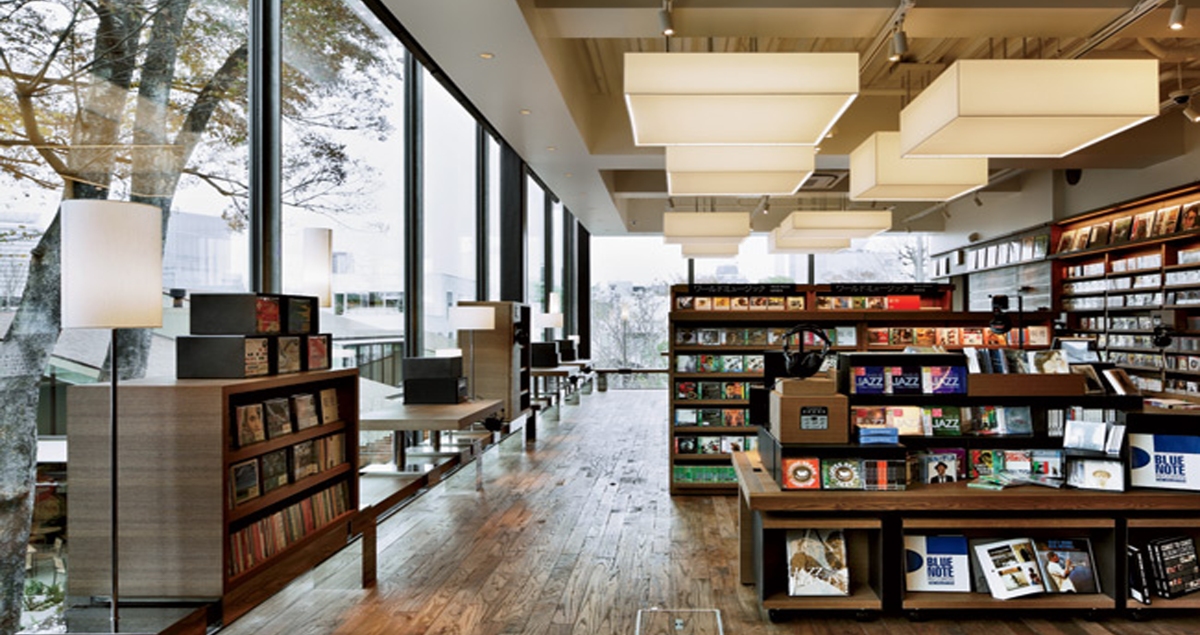 Librairie Tsutaya située dans le quartier de Daikanyama à tokyo, au Japon où nous allons passer une année en PVT