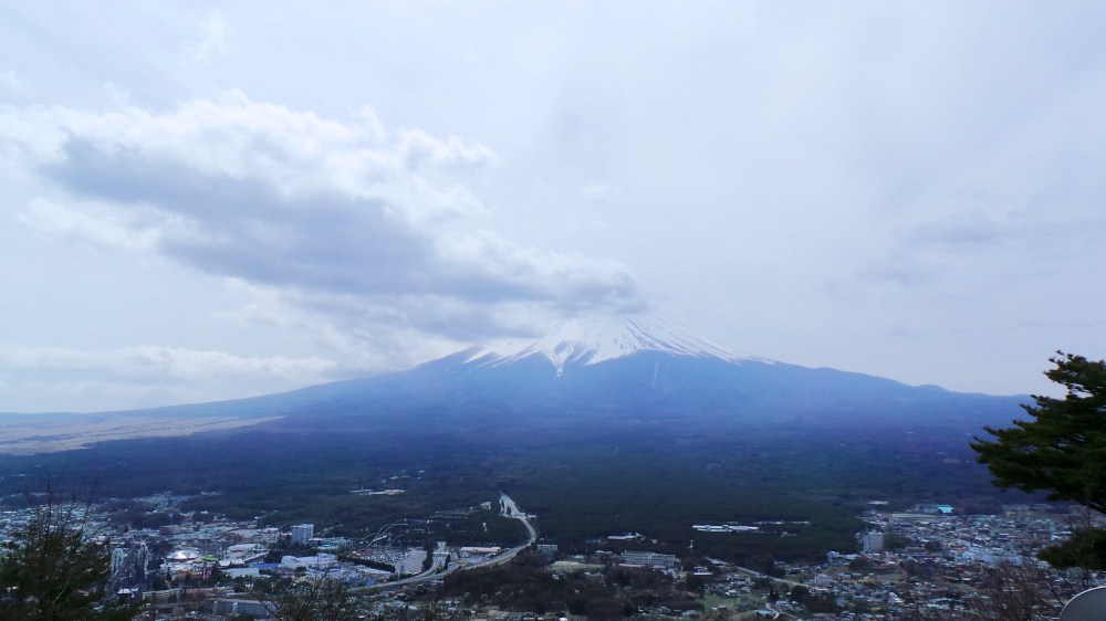 Le mont Fuji vu de Kawaguchiko, près de Tokyo.