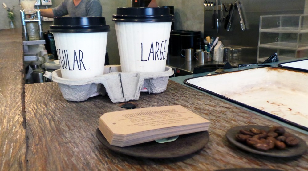 Vue du comptoir de The Good Goodies à Kamakura