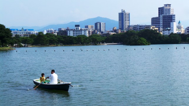 Visite de Fukuoka : parc Ohori à Tenjin