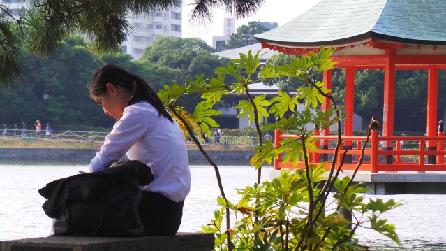 Visite de Fukuoka : parc Ohori à Tenjin