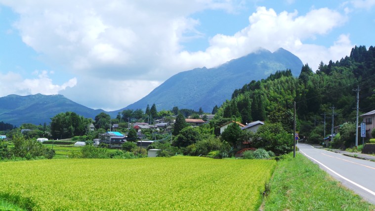 Le mont Kuju près de Yufuin, Kyushu