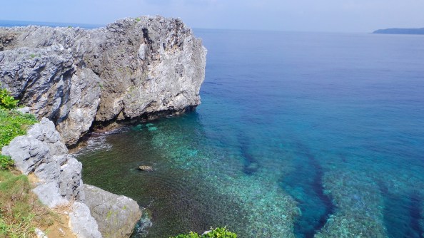 L'un des caps d'Okinawa, Japon