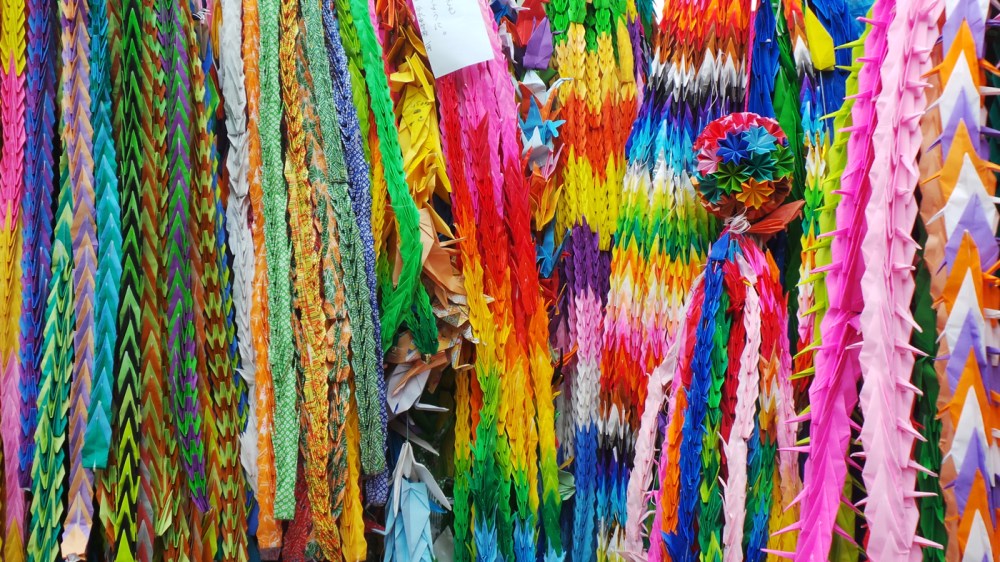 Le Monument de la paix des enfants, Hiroshima, Japon.