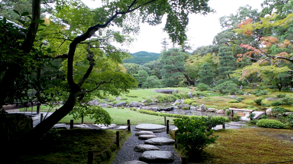 Joli jardin Murin-an à Kyoto, Japon.