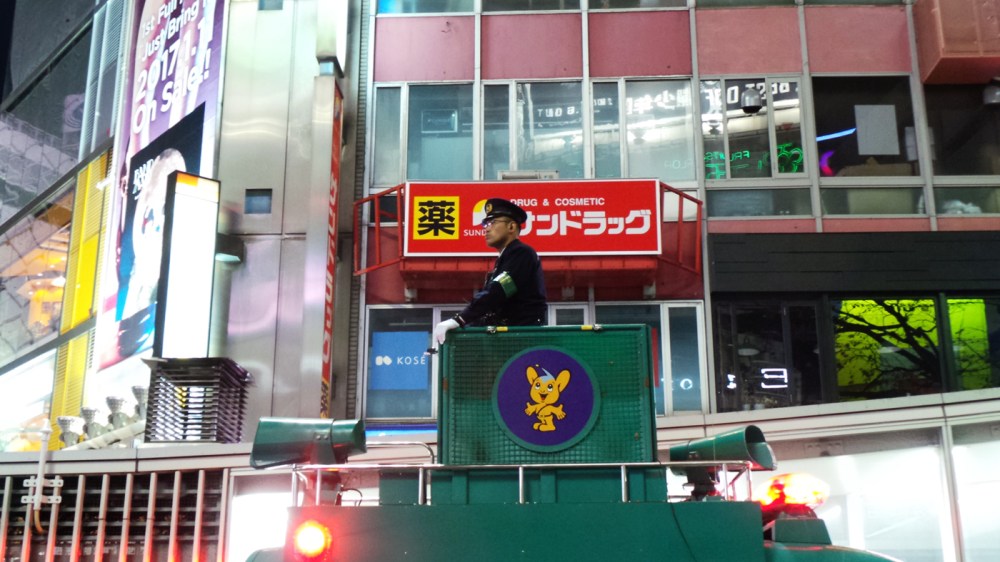 Le crossing de Shibuya le soir du nouvel an 
