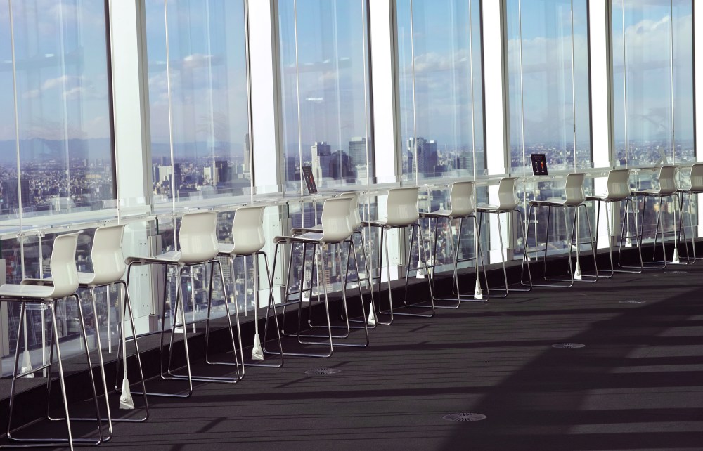 Vue du bar de la Tokyo city view à Roppongi, Japon.