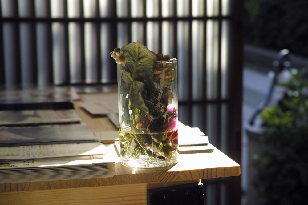 Boutique d'huile et de condiments japonais à Tokyo, Yanaka.