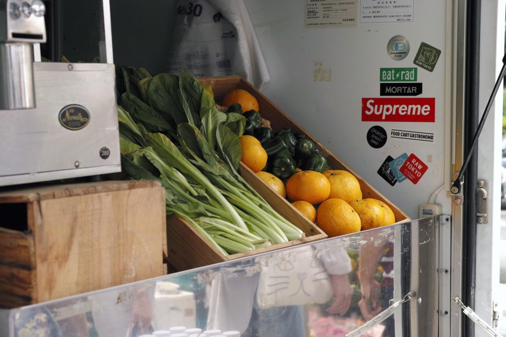 Aoyama farmers market, marché de producteurs à Tokyo, Japon